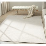 Calvin Klein Ck023 Balance BLN01 Area Rug, Ivory/Grey, 3'11" x 5'11"