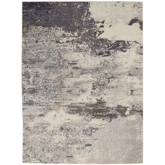 Nourison Celestial CES02 Area Rug, Ivory/Grey, 10' x 14'