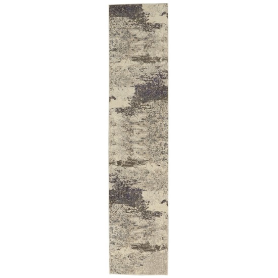 Nourison Celestial CES02 Runner Rug, Ivory/Grey, 2' x 6'