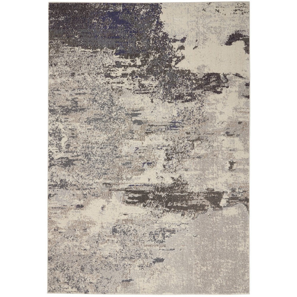 Nourison Celestial CES02 Area Rug, Ivory/Grey, 3'11" x 5'11"