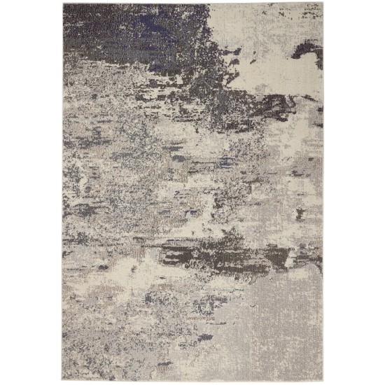 Nourison Celestial CES02 Area Rug, Ivory/Grey, 5'3" x 7'3"