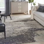 Nourison Celestial CES02 Area Rug, Ivory/Grey, 6'7" x 9'7"