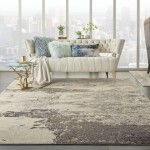 Nourison Celestial CES02 Area Rug, Ivory/Grey, 7'10" x 10'6"