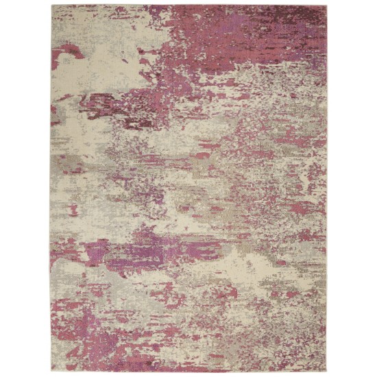 Nourison Celestial CES02 Area Rug, Ivory/Pink, 10' x 14'