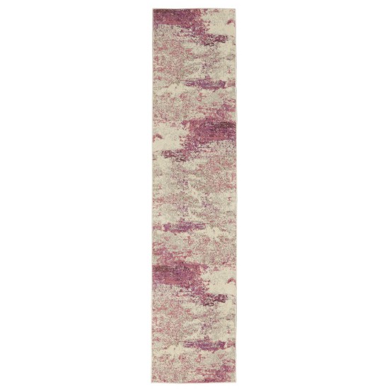 Nourison Celestial CES02 Runner Rug, Ivory/Pink, 2'2" x 10'