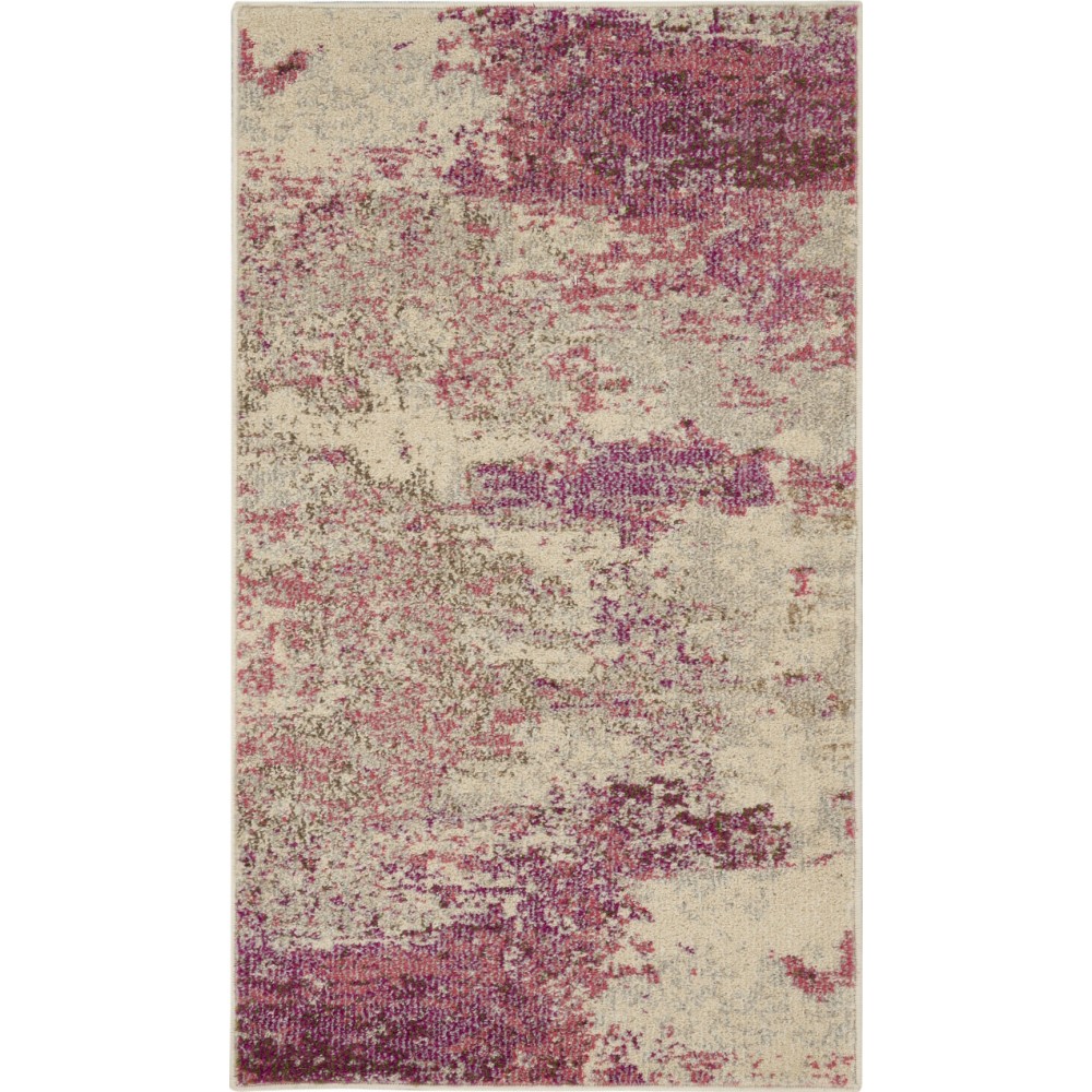 Nourison Celestial CES02 Area Rug, Ivory/Pink, 2'2" x 3'9"