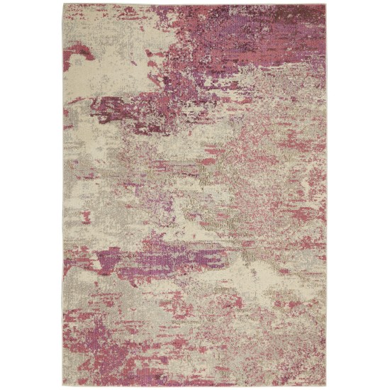 Nourison Celestial CES02 Area Rug, Ivory/Pink, 3'11" x 5'11"