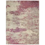 Nourison Celestial CES02 Area Rug, Ivory/Pink, 6'7" x 9'7"