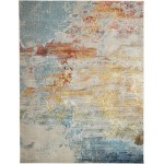 Nourison Celestial CES02 Area Rug, Sealife, 10' x 14'