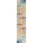 Nourison Celestial CES02 Runner Rug, Sealife, 2'2" x 10'