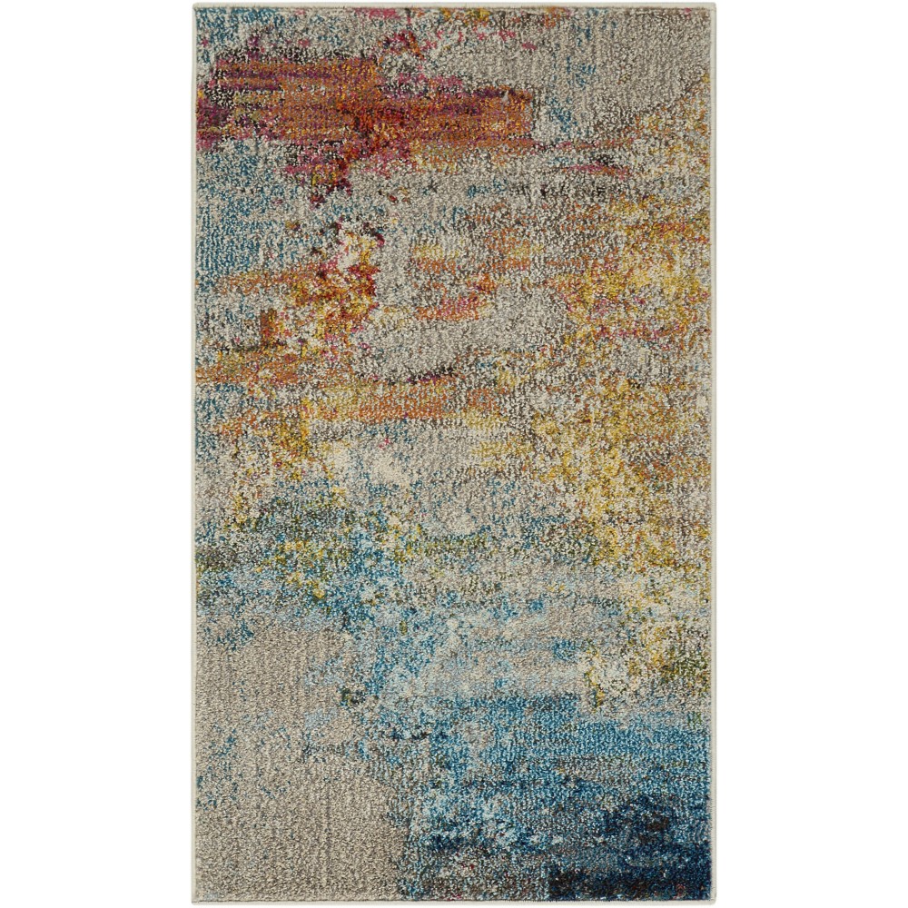 Nourison Celestial CES02 Area Rug, Sealife, 2'2" x 3'9" Nourison Celestial CES02 Area Rug, Sealife, 2'2" x 3'9"