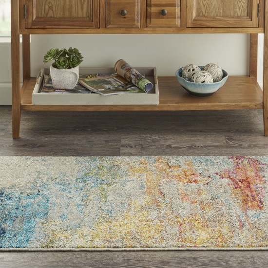 Nourison Celestial CES02 Area Rug, Sealife, 3' x 5'