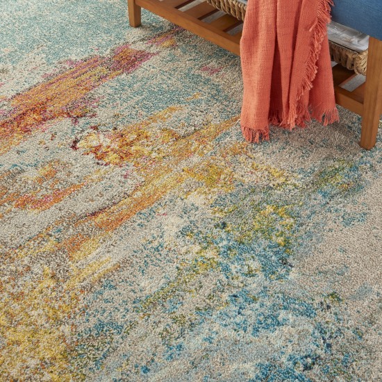 Nourison Celestial CES02 Area Rug, Sealife, 3'11" x 5'11"