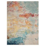 Nourison Celestial CES02 Area Rug, Sealife, 6'7" x 9'7"