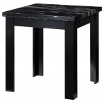 ACME Blythe 3Pc Pack Coffee/End Table Set, Faux Marble & Black