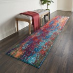 Nourison Celestial CES08 Runner Rug, Atlantic, 2'2" x 10'