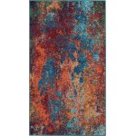 Nourison Celestial CES08 Area Rug, Atlantic, 2'2" x 3'9"