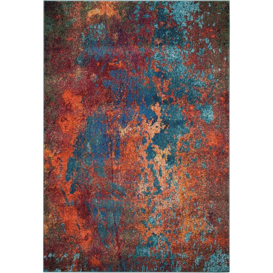 Nourison Celestial CES08 Area Rug, Atlantic, 3'11" x 5'11"