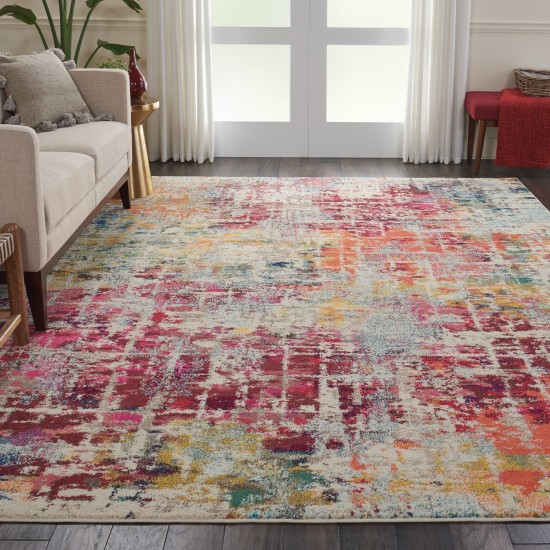 Nourison Celestial CES13 Area Rug, Pink/Multicolor, 7'10" x 10'6"