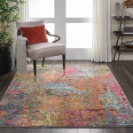 Nourison Celestial CES14 Area Rug, Sunset, 5'3" x 7'3"