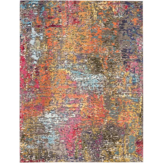 Nourison Celestial CES14 Area Rug, Sunset, 7'10" x 10'6"