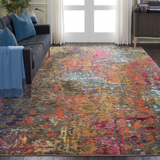 Nourison Celestial CES14 Area Rug, Sunset, 7'10" x 10'6"