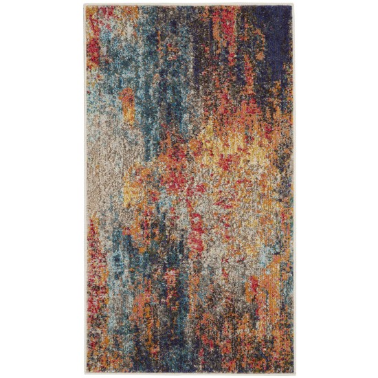 Nourison Celestial CES15 Area Rug, Multicolor, 2'2" x 3'9"