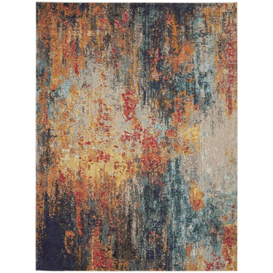 Nourison Celestial CES15 Area Rug, Multicolor, 6'7" x 9'7"