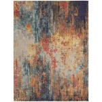 Nourison Celestial CES15 Area Rug, Multicolor, 9' x 12'