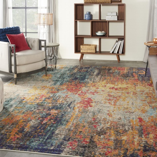 Nourison Celestial CES15 Area Rug, Multicolor, 9' x 12'