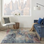 Nourison Celestial CES16 Area Rug, Multicolor, 3'11" x 5'11"