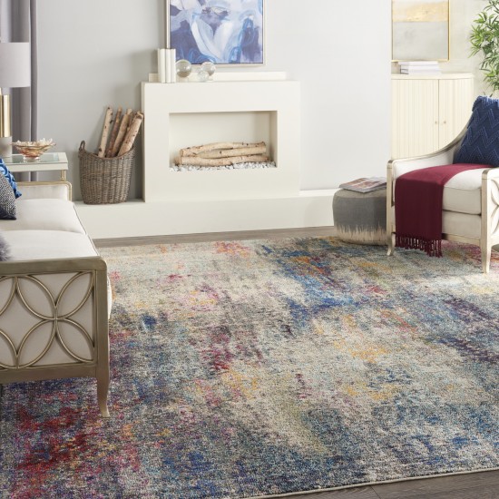 Nourison Celestial CES16 Area Rug, Multicolor, 9' x 12'