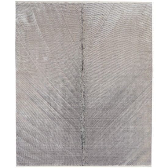 Calvin Klein Balian CK50 Area Rug, Silver/Grey, 10' x 13'2"