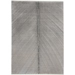 Calvin Klein Balian CK50 Area Rug, Silver/Grey, 5'3" x 7'3"