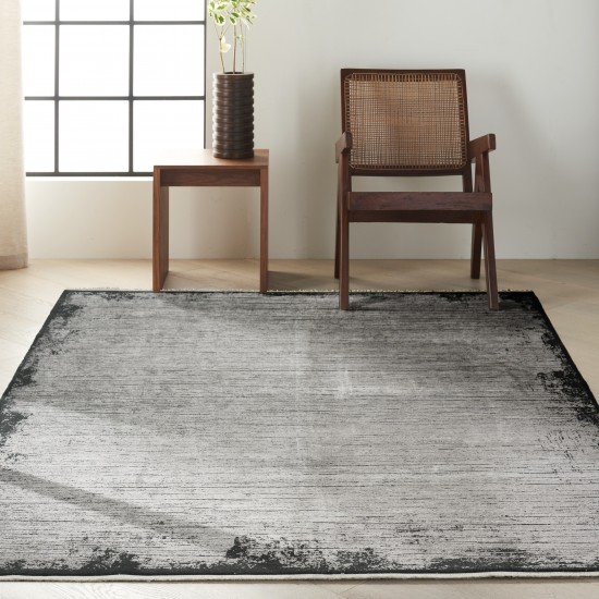 Calvin Klein Balian CK51 Area Rug, Grey/Black, 5'3" x 7'3"