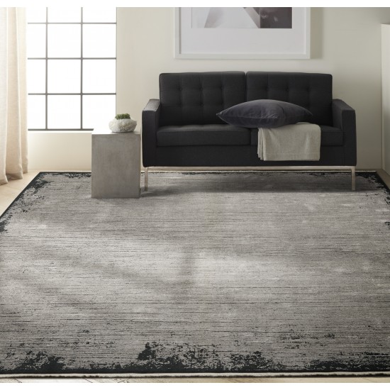 Calvin Klein Balian CK51 Area Rug, Grey/Black, 8' x 10'