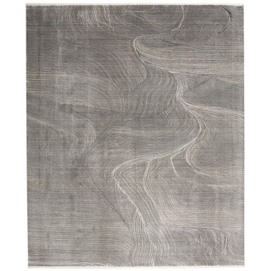 Calvin Klein Balian CK52 Area Rug, Grey, 10' x 13'2"