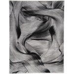 Calvin Klein Balian CK53 Area Rug, Grey/Black, 10' x 13'2"
