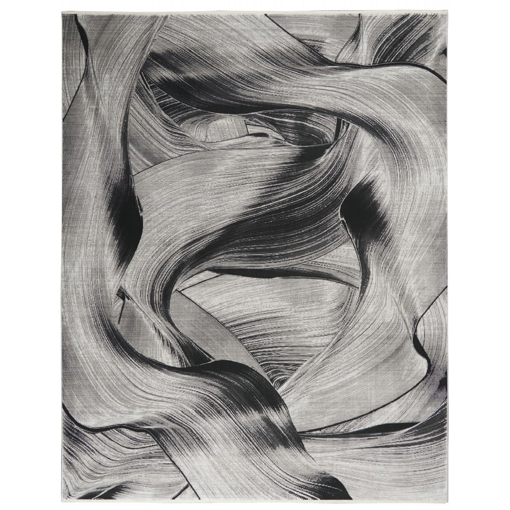 Calvin Klein Balian CK53 Area Rug, Grey/Black, 8' x 10' Calvin Klein Balian CK53 Area Rug, Grey/Black, 8' x 10'
