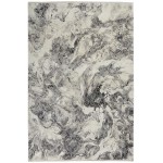 Calvin Klein Balian CK56 Area Rug, Silver/Black, 8' x 10'