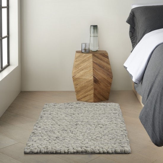 Calvin Klein Riverstone CK940 Area Rug, Grey/Ivory, 2' x 3'