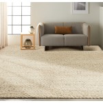 Calvin Klein Riverstone CK940 Area Rug, Ivory, 10' x 14'