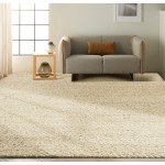 Calvin Klein Riverstone CK940 Area Rug, Ivory, 9' x 12'