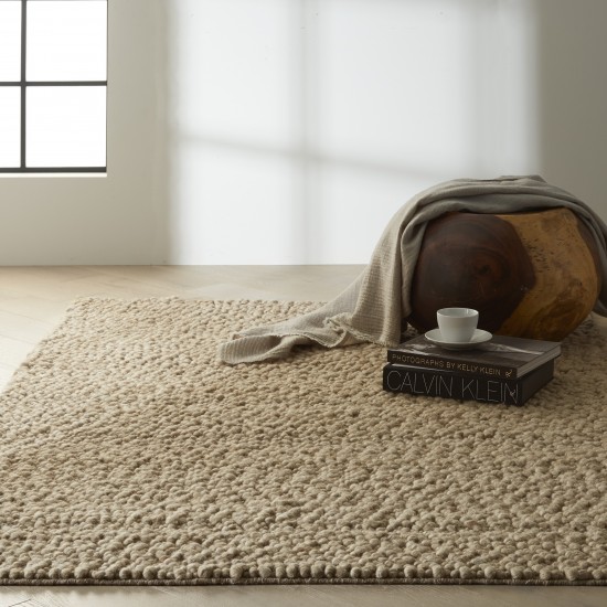 Calvin Klein Riverstone CK940 Area Rug, Mocha, 5'3" x 7'5"