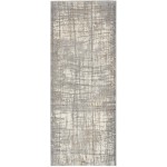 Calvin Klein Ck950 Rush CK950 Runner Rug, Ivory/Grey, 2'3" x 7'3"