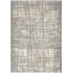 Calvin Klein Ck950 Rush CK950 Area Rug, Ivory/Grey, 5'3" x 7'3"