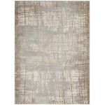 Calvin Klein Ck950 Rush CK950 Area Rug, Ivory/Taupe, 5'3" x 7'3"