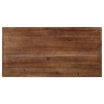 ACME Ikram Coffee Table, Weathered Oak & Sandy Black