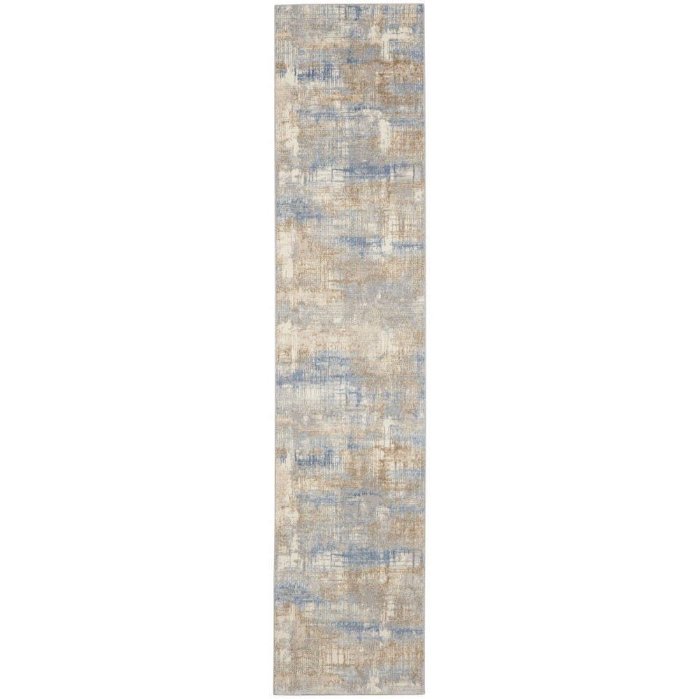 Calvin Klein Ck950 Rush CK951 Runner Rug, Blue/Beige, 2'3" x 10' Calvin Klein Ck950 Rush CK951 Runner Rug, Blue/Beige, 2'3" x 10'