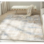 Calvin Klein Ck950 Rush CK951 Area Rug, Blue/Beige, 5'3" x 7'3"